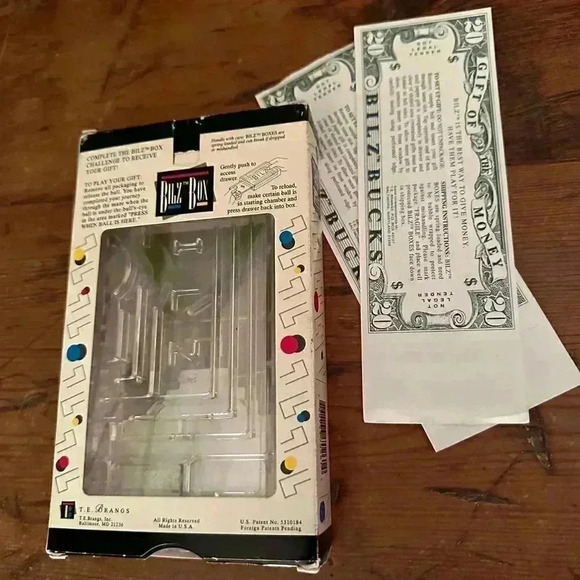 Bigz Box Reusable Money Gift Maze Box NWT - Picture 8 of 9